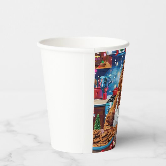 Blumenkohl Backen: Feierliche Weihnachten Pappbecher (Rechts)