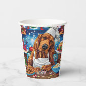 Blumenkohl Backen: Feierliche Weihnachten Pappbecher (Vorderseite)