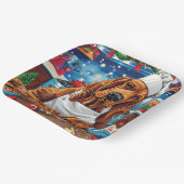 Blumenkohl Backen: Feierliche Weihnachten Pappteller (Gewinkelt)