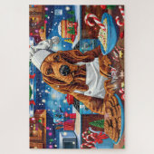 Blumenkohl Backen: Feierliche Weihnachten Puzzle (Vertikal)