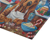 Blumenkohl Backen: Feierliche Weihnachten Schneidebrett (Ecke)