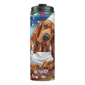 Blumenkohl Backen: Feierliche Weihnachten Thermosbecher (Vorderseite)