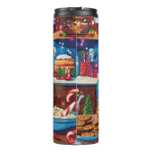 Blumenkohl Backen: Feierliche Weihnachten Thermosbecher (Rückseite)