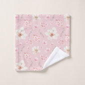 Blumenkohl Blossom Blumenrosa Badhandtuch Set (Waschlappen)