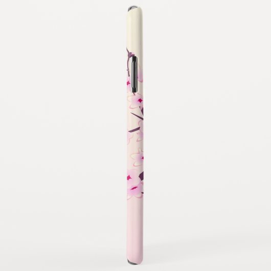 Blumenkohl-Blüten Rosa Monogramm Case-Mate iPhone Hülle (Hinten/Rechts)