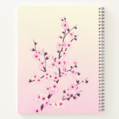 Blumenkohl Blüten Rosa Name und Jahr hinzufügen Notizblock (Rückseite)