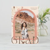 Blumenkohl: Boho Arch Frame Abschluss Foto Ankündigung (Stehend Vorderseite)