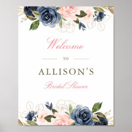 Blumenkohl & Brautparty Begrüßung Poster