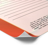 Blumenkohl Brautparty Eisbrecher 💕 5-Wort-Spaß Poster (Ecke)