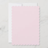 Blumenkohl Brautparty Tee Party Einladung (Rückseite)