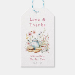 Blumenkohl Brautparty Tee Party Geschenkanhänger