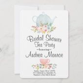 Blumenkohl Brautparty Tee Party Individuelle Einla Einladung (Vorderseite)