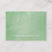 Blumenkohl Brautparty Weinprobe Rezept Begleitkarte (Rückseite)