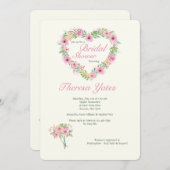 Blumenkohl Bridal Dusche Einladung (Vorne/Hinten)