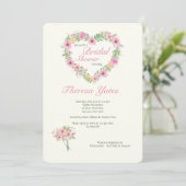 Blumenkohl Bridal Dusche Einladung (Stehend Vorderseite)