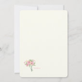 Blumenkohl Bridal Dusche Einladung (Rückseite)