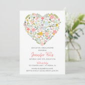 Blumenkohl Bridal Dusche Einladung (Stehend Vorderseite)