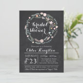 Blumenkohl Bridal Dusche Einladung zur Blumenbearb (Stehend Vorderseite)