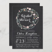 Blumenkohl Bridal Dusche Einladung zur Blumenbearb (Vorne/Hinten)