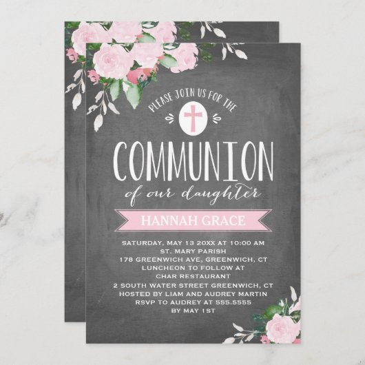 Blumenkohl | Einladung (Vorne/Hinten)