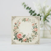 Blumenkohl Einladung zum Geburtstag (Stehend Vorderseite)