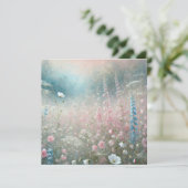 Blumenkohl Einladung zum Geburtstag (Stehend Vorderseite)