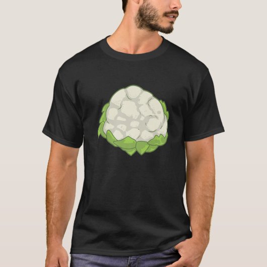 Blumenkohl Gemüse Vegan vegetarisch T-Shirt (Vorderseite)