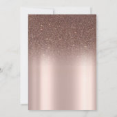 Blumenkohl, Glitzer, Reihung der String-Lights Einladung (Rückseite)