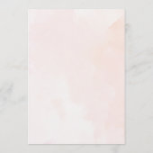 Blumenkohl-Hochzeit Hinweiskarte (Rückseite)