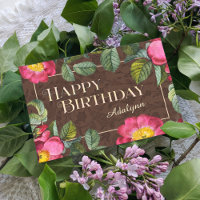 Blumenkohl Individuelle Name Foto Brown Geburtstag