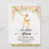 Blumenkohl, irgend ein Alter Geburtstagsparty Einl Einladung (Vorderseite)