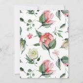 Blumenkohl-Kraut-Bridal-Dusche Einladung (Rückseite)