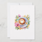 Blumenkohl-Liebe braut Brautparty Einladung (Rückseite)