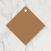 Blumenkohl Liebe ist Brown Coffee Brautparty Geschenkanhänger (Rückseite)