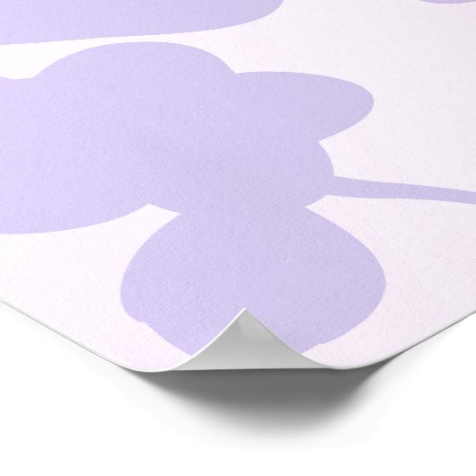 Blumenkohl Lila Poster (Ecke)