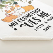 Blumenkohl Meine Lieben meine Mutter Personalisier Sherpadecke (3/4)