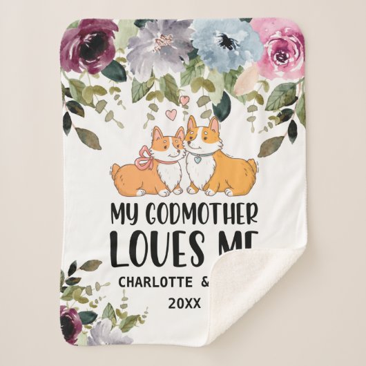 Blumenkohl Meine Lieben meine Mutter Personalisier Sherpadecke (Vorderseite)