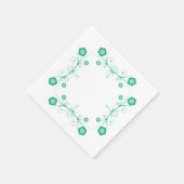 Blumenkohl Napkins Serviette (Ecke)