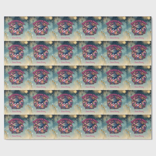 Blumenkohl-Party Geschenkpapier (Flach)