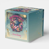 Blumenkohl-Party Geschenkschachtel (Rückseite)