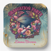 Blumenkohl-Party Pappteller (Vorderseite)