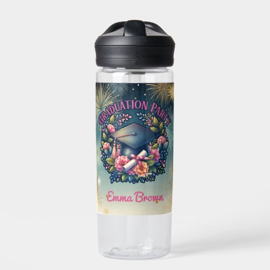 Blumenkohl-Party Trinkflasche (Vorderseite)