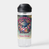 Blumenkohl-Party Trinkflasche (Rückseite)
