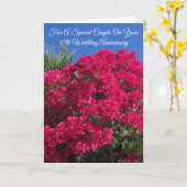 Blumenkohl Personalisiert 45. Hochzeitstag Karte (Gelbe Blume)