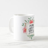 Blumenkohl "Phantastisch Grace" Kaffeemaschine Tas Kaffeetasse (Vorderseite Links)