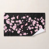 Blumenkohl PINK BLACK Badhandtuch Set (Handtuch)