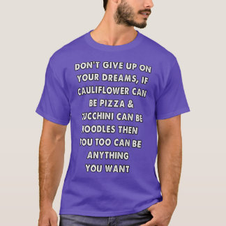 Blumenkohl-Pizzafreund mit Sarkastik T-Shirt