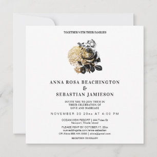 ~* Blumenkohl-Rose FOTO AR8 UAWG Hochzeit Einladun Einladung