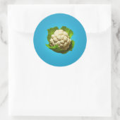 Blumenkohl Runder Aufkleber (Tasche)