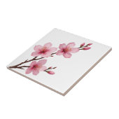 Blumenkohl (Sakura) Rosa Weiß Fliese (Seite)